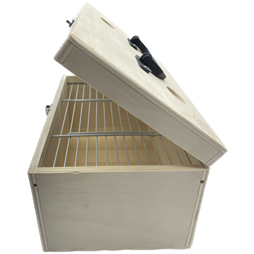 Vervoerskist met deksel 1-vaks klein