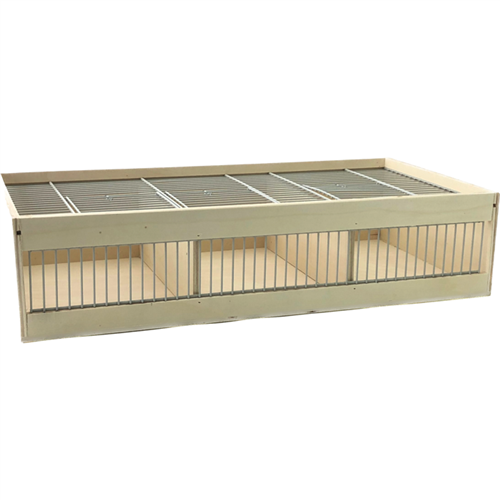 Vervoerskist open groot 3-vaks met beluchting