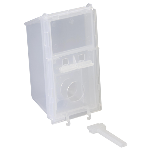 Voersilo Economy Ø28mm - cm 8x7x16h (voor klepbakje)