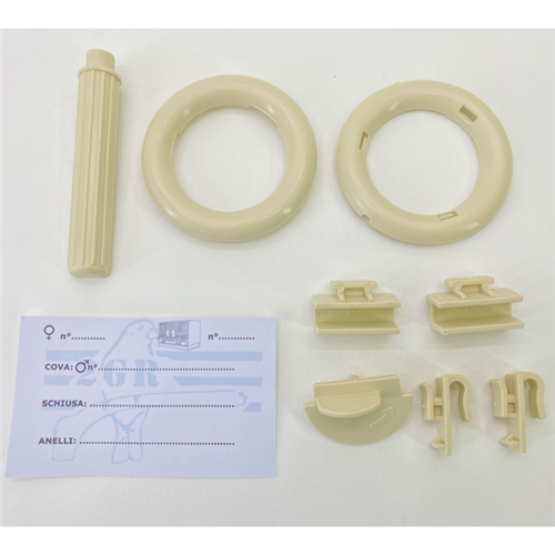 Accessoires voor broedblok plastic (374)