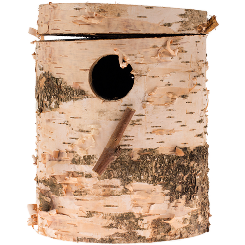 Berkenblok (Grote Parkieten) - ø3,8x11-12x13cm binnenmaten