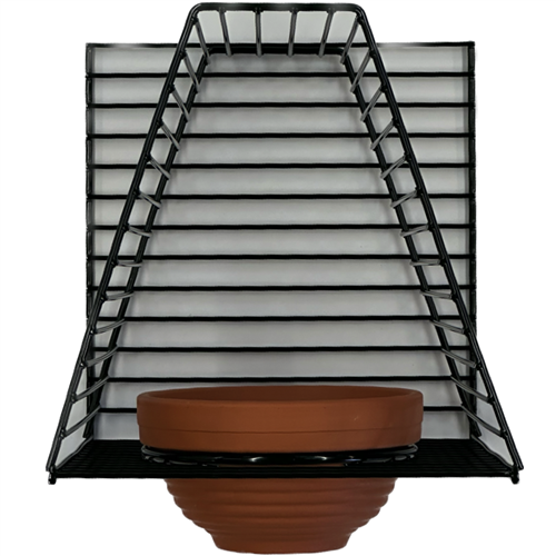 Beschut broednest Ø11cm (RAL 6009 Dennengroen)