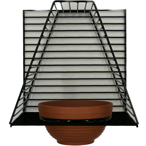 Beschut broednest Ø13cm (RAL 6009 Dennengroen)