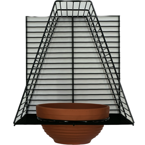 Beschut broednest Ø16cm (RAL 6009 Dennengroen)