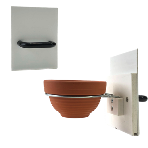 Nest JH kanarie steen met metalen nestring voor JH-opening