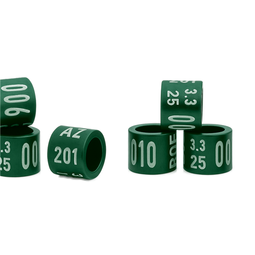 Jaarringen met volgnummer Ø2.5mm (per 10)
