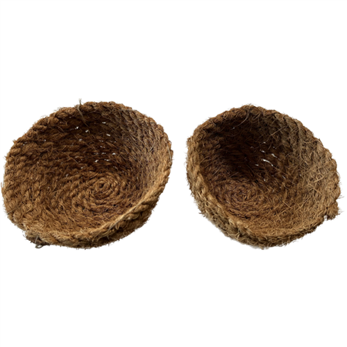 Nest kokos natuur/bruin Ø12cm