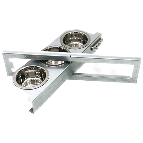 Voederdraaiplateau 11cm 3-vak (incl. 3 bakjes)