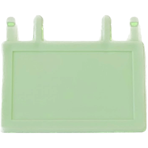 Klepje plastic groen