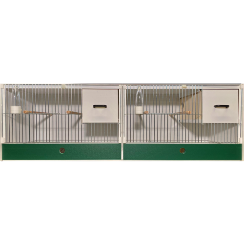 JH kunststof kweekkooi zwaar 124x40x40 2-delig (2 Nestblok)