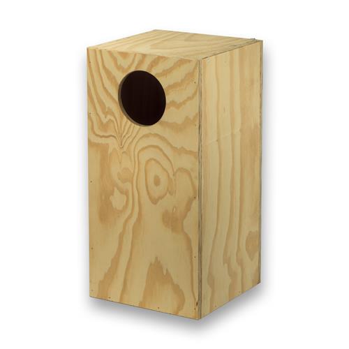 Eco Nestkast Amazonen (klep/schuif achter)