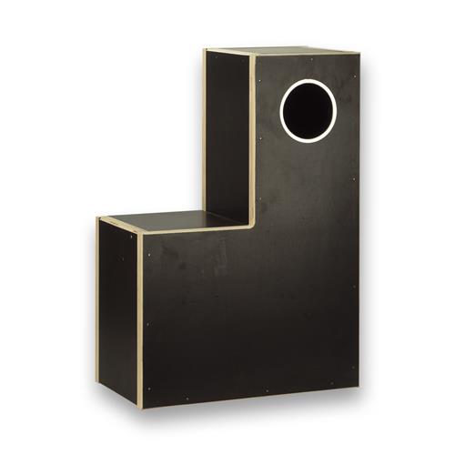 Basic Nestkast Poicephalus (klep/schuif achter/links)