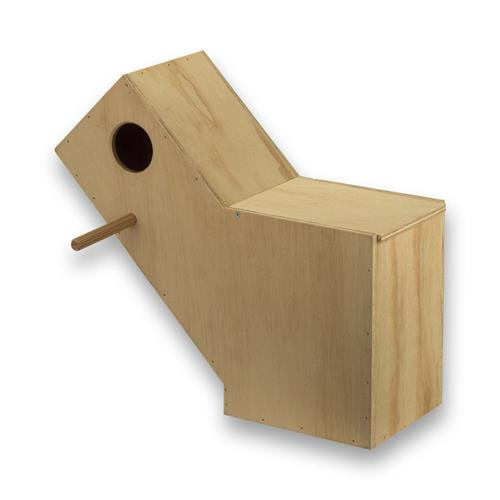 Nestkast Swiftparkieten (klep/schuif achter/rechts)
