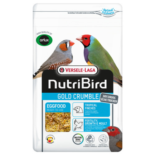 NutriBird Gold Crumble Tropische Vogels 1kg