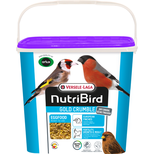 NutriBird Gold Crumble Inlandse Vogels 4kg