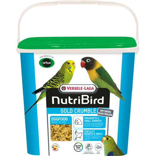 NutriBird Gold Crumble Parkieten & Kleine Papegaaien 4kg