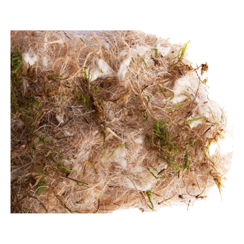 Nestmateriaal kokos-sisal-jute-katoen-mos 500gr