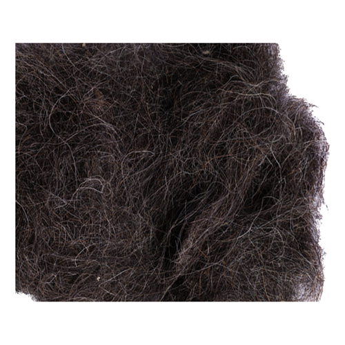 Nestmateriaal geitenhaar donker 500gr