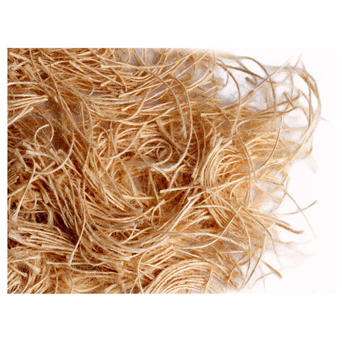 Nestmateriaal witte jute anti-luis 1000gr