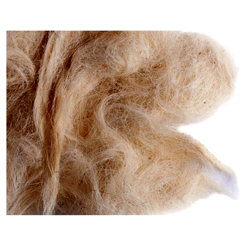 Nestmateriaal geitenhaar wit 500gr