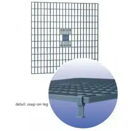 Bodemroosters Kunststof 37,6x37,6cm