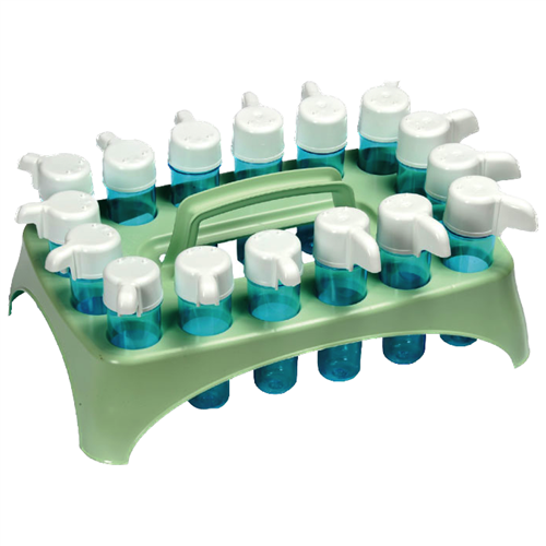 Plastic houder voor 16 fonteinen Beige (I116)