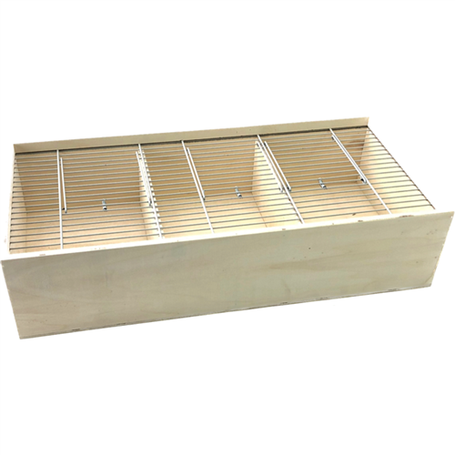 Vervoerskist open groot 3-vaks