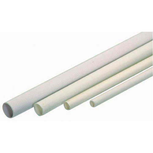 Zitstok ø12mm - lengte 100cm (plastic geribbeld) (113/12)