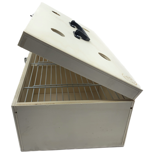 Vervoerskist met deksel 2-vaks middel