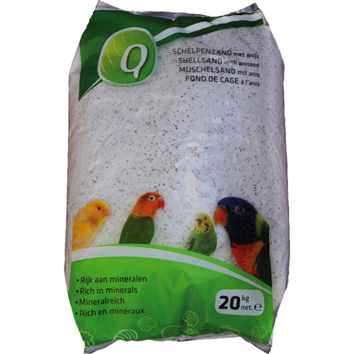 Schelpenzand wit/anijs 20Kg