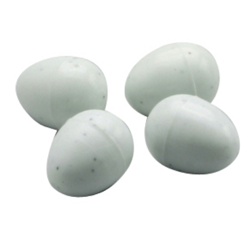 Kunstei kanarie/exoten wit - Ø1,3 x 1,6h cm (010)