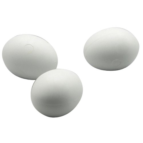 Kunstei papegaai/duif - Ø3,0 x 4,0h cm (011)