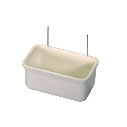 Hangbakje Parma met ijzeren haken (054) - cm 9x5x4,4h