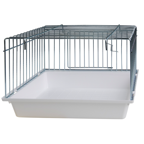 Badhuis tralies met deur (441W)