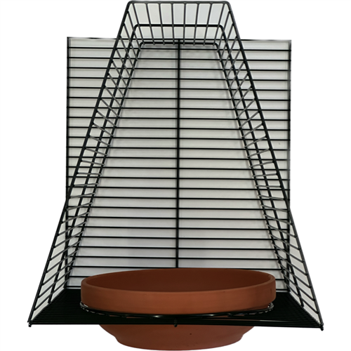 Beschut broednest Ø23cm (RAL 6009 Dennengroen)