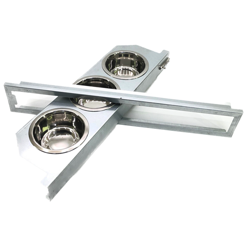 Voederdraaiplateau 16cm 3-vak (incl. 3 bakjes)