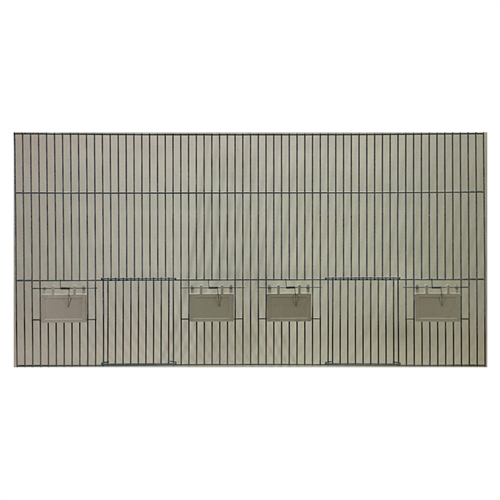 Voorfront 80x40 - 2 dr + 4 klep