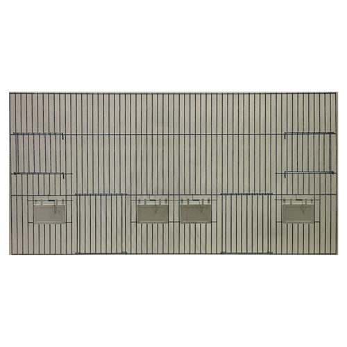 Voorfront 80x40 - 2 dr + 4 klep + 2 nk-dr