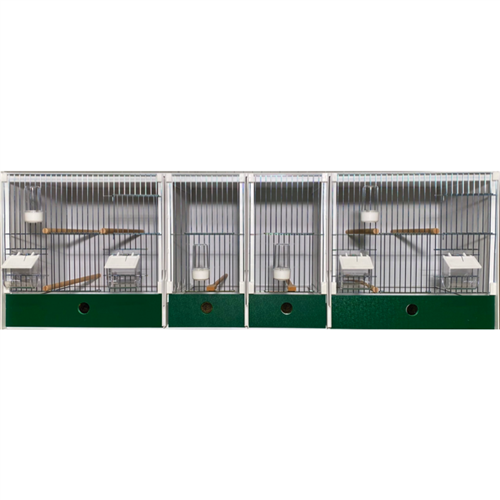 JH kunststof kweekkooi 124x40x40 4-delig (2 Babykooi 20cm)