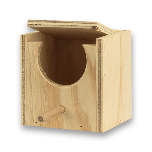 Nestkast voor rijstvogels (klep boven/voorkant)