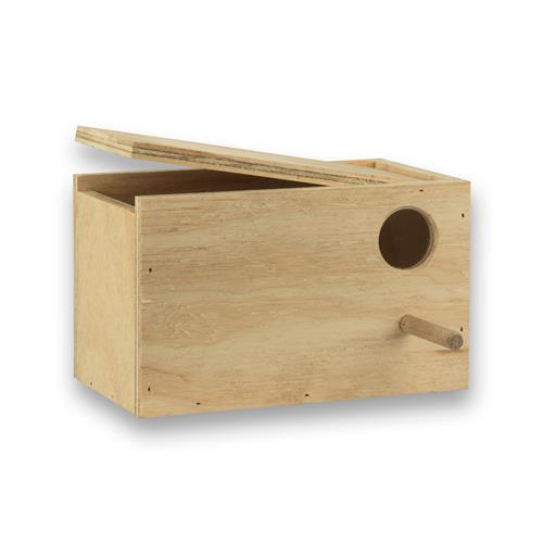 Nestkast voor Gouldamadines (klep boven/linkerkant)