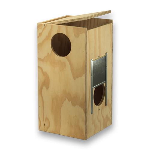 Eco Nestkast Amazonen (klep/schuif rechts)