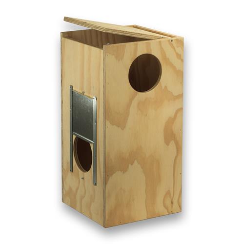 Eco Nestkast Amazonen (klep/schuif links)