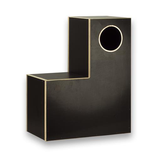 Basic Nestkast Grijze Roodstaart (klep/schuif achter/links)