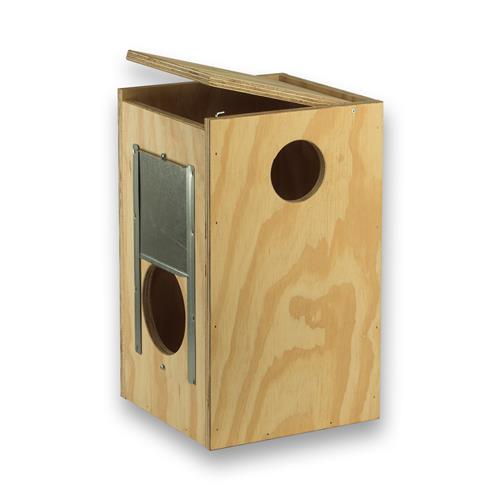 Eco Nestkast Aratinga’s (klep/schuif links)