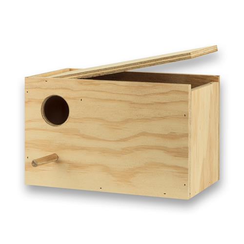 Nestkast voor Forpus (klep boven/rechterkant)