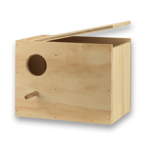 Nestkast voor Catharinaparkieten (klep boven/rechterkant)