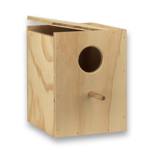 Nestkast voor engelse grasparkieten verticaal (klep links)