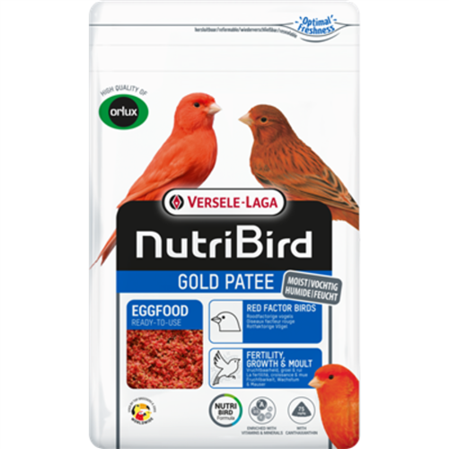 NutriBird Gold Patee Roodfactorige Vogels 1kg