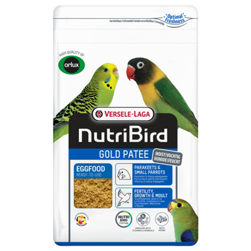 NutriBird Gold Patee Parkieten & Kleine Papegaaien 10kg